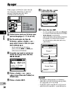 Preview for 34 page of Olympus 140143 - WS 500M 2 GB Digital Voice Recorder (Portuguese) Manual