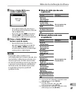 Preview for 37 page of Olympus 140143 - WS 500M 2 GB Digital Voice Recorder (Portuguese) Manual