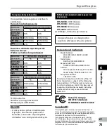 Preview for 71 page of Olympus 140143 - WS 500M 2 GB Digital Voice Recorder (Portuguese) Manual