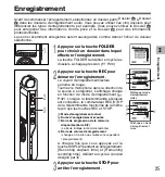 Preview for 25 page of Olympus 142005 - DS 61 2 GB Digital Voice Recorder (French) Mode D'Emploi