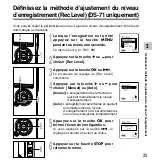 Preview for 33 page of Olympus 142005 - DS 61 2 GB Digital Voice Recorder (French) Mode D'Emploi