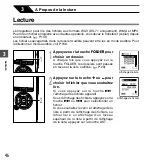 Preview for 46 page of Olympus 142005 - DS 61 2 GB Digital Voice Recorder (French) Mode D'Emploi