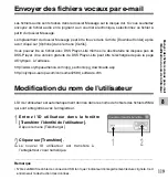 Preview for 119 page of Olympus 142005 - DS 61 2 GB Digital Voice Recorder (French) Mode D'Emploi