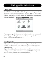 Preview for 20 page of Olympus CAMEDIA MAUSB-1 User Manual