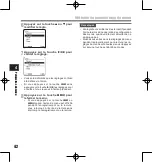 Preview for 42 page of Olympus ls-11 - With RS30 Wireless Remote Samson CH700 LS11... Manuel Du Propriétaire