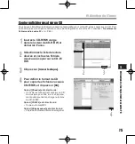 Preview for 75 page of Olympus ls-11 - With RS30 Wireless Remote Samson CH700 LS11... Manuel Du Propriétaire