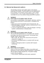 Preview for 9 page of Olympus OES ELITE Instructions For Use Manual