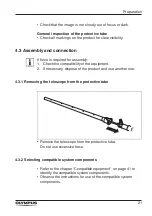 Preview for 21 page of Olympus OES ELITE Instructions For Use Manual