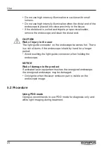 Preview for 24 page of Olympus OES ELITE Instructions For Use Manual