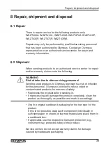 Preview for 39 page of Olympus OES ELITE Instructions For Use Manual