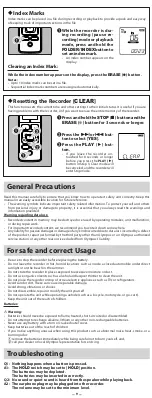 Preview for 9 page of Olympus VN-5000 User Manual