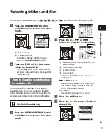 Preview for 15 page of Olympus VN-721PC User Manual