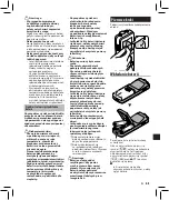 Preview for 63 page of Olympus VN-750 Instructions Manual