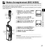 Preview for 27 page of Olympus VOICE & MUSIC DM-10 Mode D'Emploi