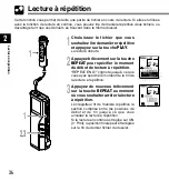 Preview for 36 page of Olympus VOICE & MUSIC DM-10 Mode D'Emploi