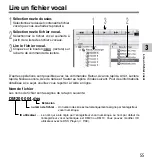 Preview for 55 page of Olympus VOICE & MUSIC DM-10 Mode D'Emploi