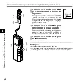 Preview for 72 page of Olympus VOICE & MUSIC DM-10 Mode D'Emploi