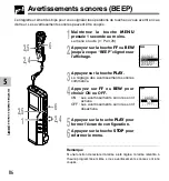 Preview for 86 page of Olympus VOICE & MUSIC DM-10 Mode D'Emploi