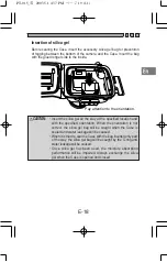 Preview for 19 page of Olympus Waterproof Case PT-15 Instruction Manual