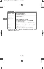 Preview for 36 page of Olympus Waterproof Case PT-15 Instruction Manual