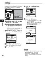 Preview for 34 page of Olympus WS-500M Detailed Instructions