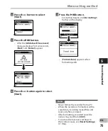 Preview for 75 page of Olympus WS-812 Detailed Instructions