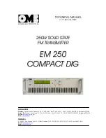 Preview for 1 page of OMB EM 250 COMPACT DIG Technical Manual