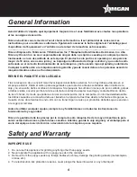 Preview for 4 page of Omcan 44116 Instruction Manual