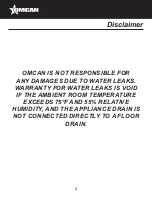 Preview for 3 page of Omcan 45294 Instruction Manual