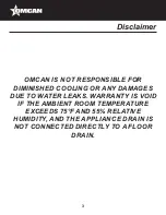 Preview for 3 page of Omcan 59062 Instruction Manual