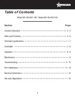 Preview for 2 page of Omcan 7 QT MX-CN-0007-HW Instruction Manual