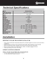 Preview for 8 page of Omcan Aurora FR-CN-0737E-HC Instruction Manual