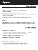 Preview for 9 page of Omcan Aurora FR-CN-0737E-HC Instruction Manual