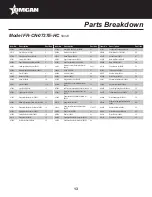 Preview for 13 page of Omcan Aurora FR-CN-0737E-HC Instruction Manual