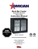 Omcan BB-CN-230S Instruction Manual preview