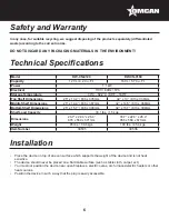 Preview for 6 page of Omcan DW-CN-0120 Instruction Manual