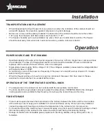 Preview for 7 page of Omcan FR-CN-0667 Instruction Manual