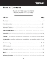 Preview for 2 page of Omcan IC-CN-0129S Instruction Manual