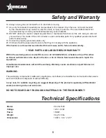 Preview for 5 page of Omcan PH-CN-1500 Instruction Manual