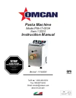 Preview for 1 page of Omcan PM-IT-0004 Instruction Manual