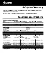 Preview for 7 page of Omcan RE-CN-0015-HC Instruction Manual