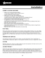 Preview for 11 page of Omcan RE-CN-0015-HC Instruction Manual