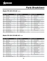 Preview for 31 page of Omcan RE-CN-0015-HC Instruction Manual