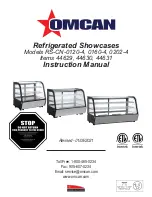Omcan RS-CN-0120-4 Instruction Manual preview