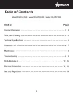 Preview for 2 page of Omcan RS-CN-0700 Instruction Manual