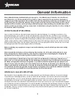 Preview for 3 page of Omcan Santos 09 Instruction Manual