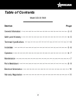 Preview for 2 page of Omcan SE-US-0630 Instruction Manual