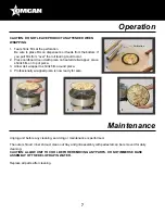 Preview for 7 page of Omcan SE-US-0630 Instruction Manual