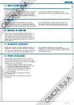 Preview for 17 page of OMCN 112/A Instructions For Use And Maintenance / Spare Parts