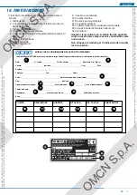 Preview for 19 page of OMCN 112/A Instructions For Use And Maintenance / Spare Parts